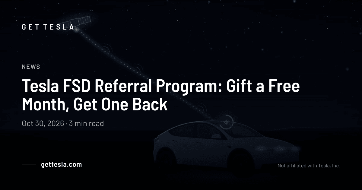 Tesla FSD Referral: Free Month for Friends, One Back for You
