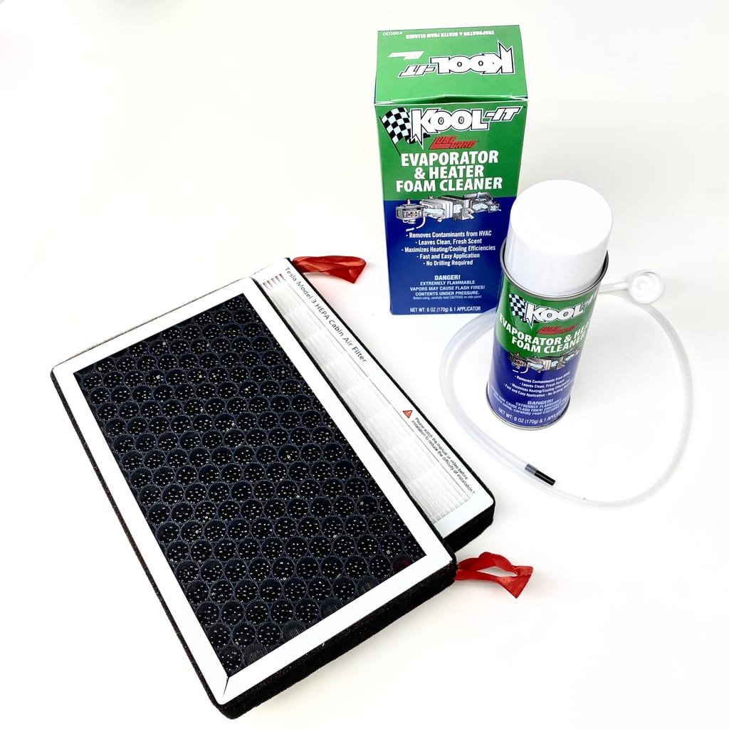 HEPA Cabin Filter + EVAP Cleaning Kit