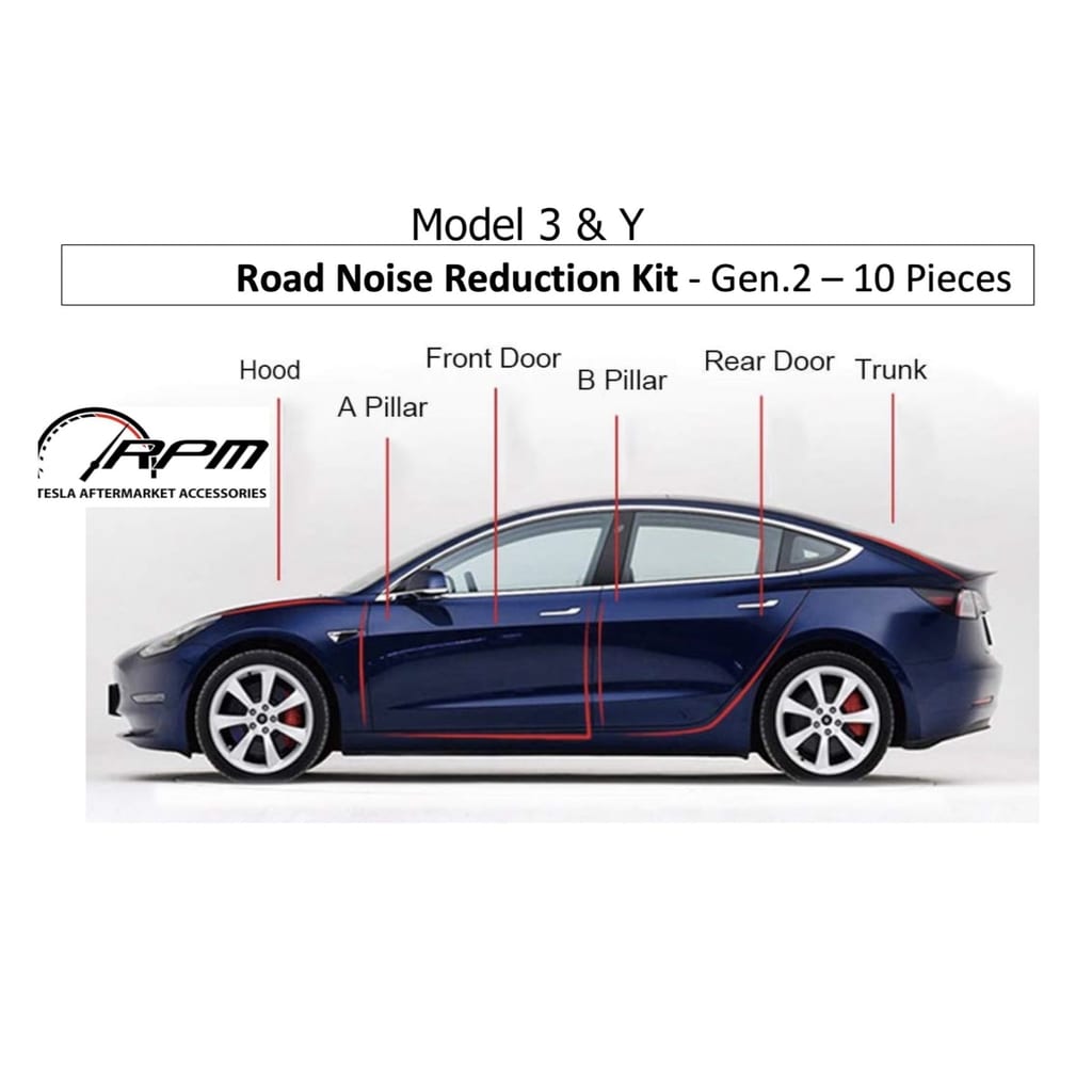 Model 3 & Y Road Noise Reduction Kit (Gen 2)