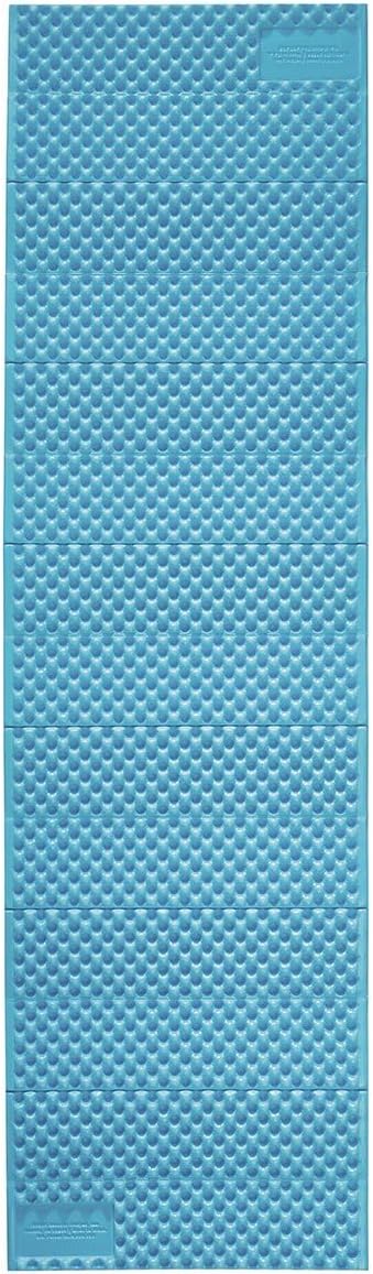 Blue and silver Therm-a-Rest Z Lite Sol foam pad, folded